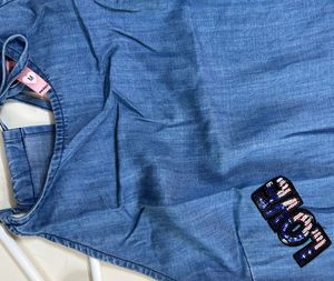 Denim Patch Dress