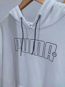 Puma White Hoodie