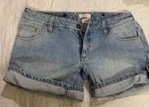Light Wash Denim Shorts