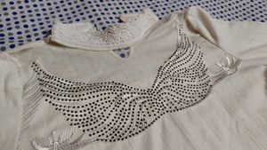 Elegant Embellished Long Sleeve Top