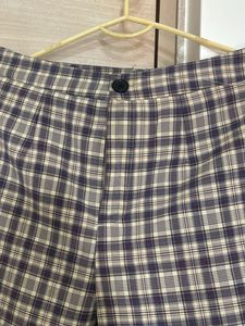 Trendy Plaid Flare Pants