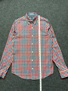 Men's Red &amp; Blue Checkered Casual Shirt