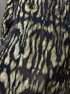 Gold &amp; Black Animal Print Blouse