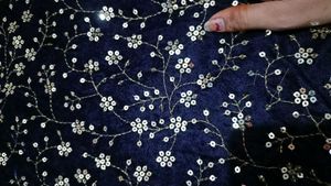Black Sequined Lehenga Choli Set