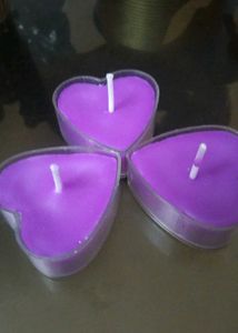Heart Shaped Tealight Candles