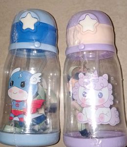 Cute Kids Water Bottles (2-Pack)