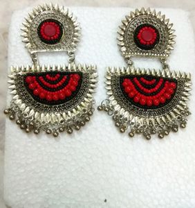 Oxidised Big Size  Earrings