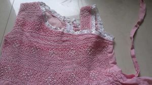 Pretty Pink Smocking embroidered dress for girls