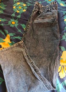 sassafras basics women Acid Wash Denim Joggers
