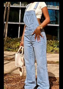Light Wash Denim Overalls