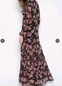Elegant Floral Maxi Dress