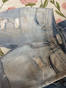 Combo pf 3 Distressed Denim Shorts Bundle