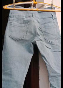 Light Blue Distressed Jeans