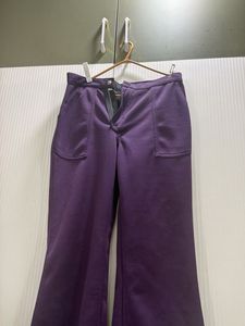Purple Bell Bottom Pants