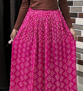 Trending Bandhani Print Skirt