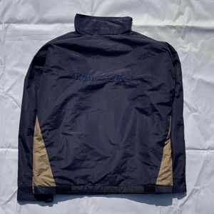 Men's Navy &amp; Tan Athletic Jacket