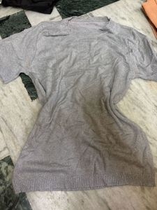 Sparkly Grey Knit Top