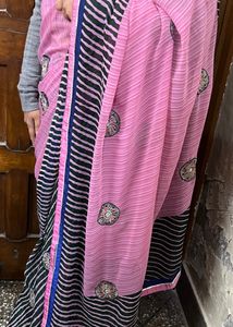 Pink Saree