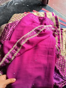 Embroidered Silk lehenga