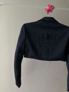 Black Cropped Blazer
