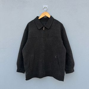 Vintage Wool Blend Jacket - Charcoal