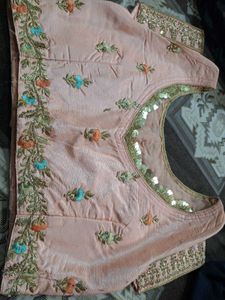 Beautiful Peach Lehenga Choli Set