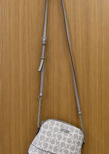 Guess Monogram Dome Crossbody Bag