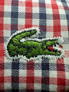 Men's Lacoste Gingham Short Sleeve Shirt
