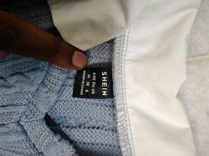 Shein Preppy Cable Knit Vest Top