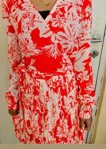 HARPA Red Floral Dress