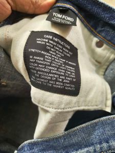 TOM FORD Blue Denim Jeans Made in USA