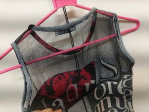 Pink An Gery Top