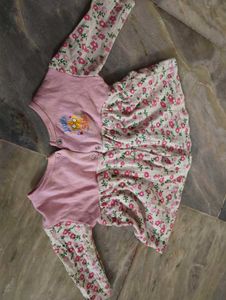 Cute Floral Baby Girl frock