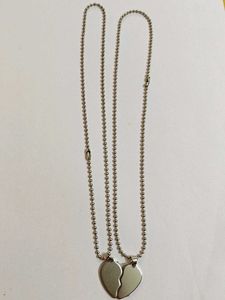 Broken Heart Pendant Necklaces Set
