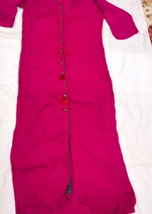 Vibrant Pink Kurta for Women