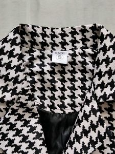 Houndstooth Blazer &amp; Skirt Set