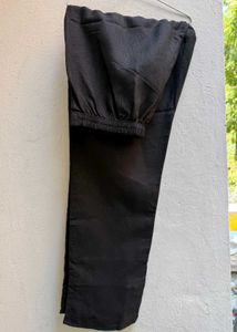 Black Embroidered Detail Kurta
