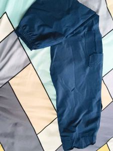 Puma Women's Navy Blue Cargo track pants