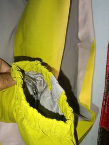 Yellow &amp; Grey Zip-Up Jacket