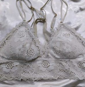 Lace Bralette - White