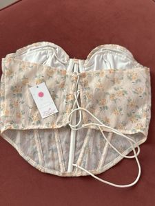Floral Lace Corset Top