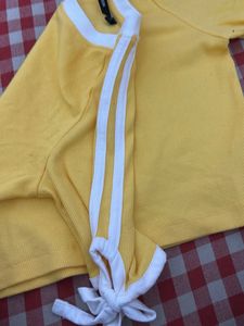 Cute Yellow Cropped Top