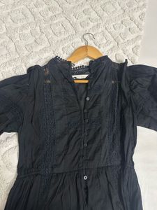 MANGO Cotton Lace Dress