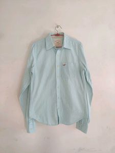 Hollister Striped Button-Up Shirt