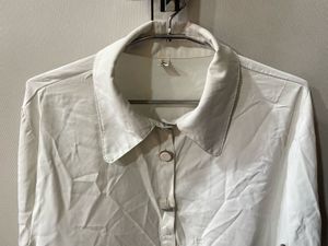 Classic White Button-Down Shirt