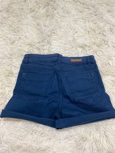Classic Blue Denim Shorts