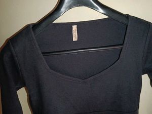 Trending Crop Top - Heart Neck Style🖤