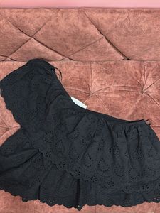 Mango One shoulder top