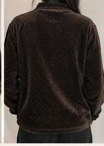 Velvet Zip-Up Jacket