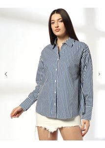Classic Striped Button-Down Shirt